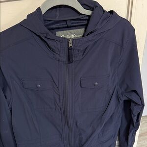 Eddie Bauer Dark Blue Hooded Jacket